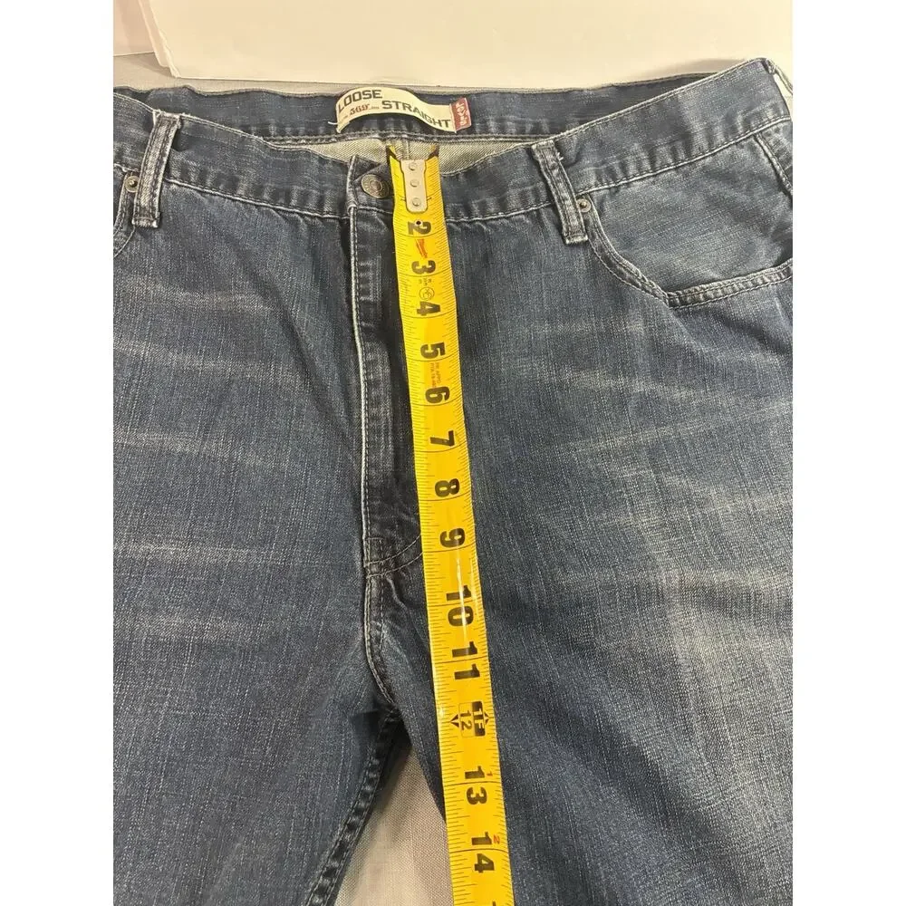 Levi's 569 Loose Straight Jeans Mens 42x30 Fits 40x27 Baggy Denim Skater Casual